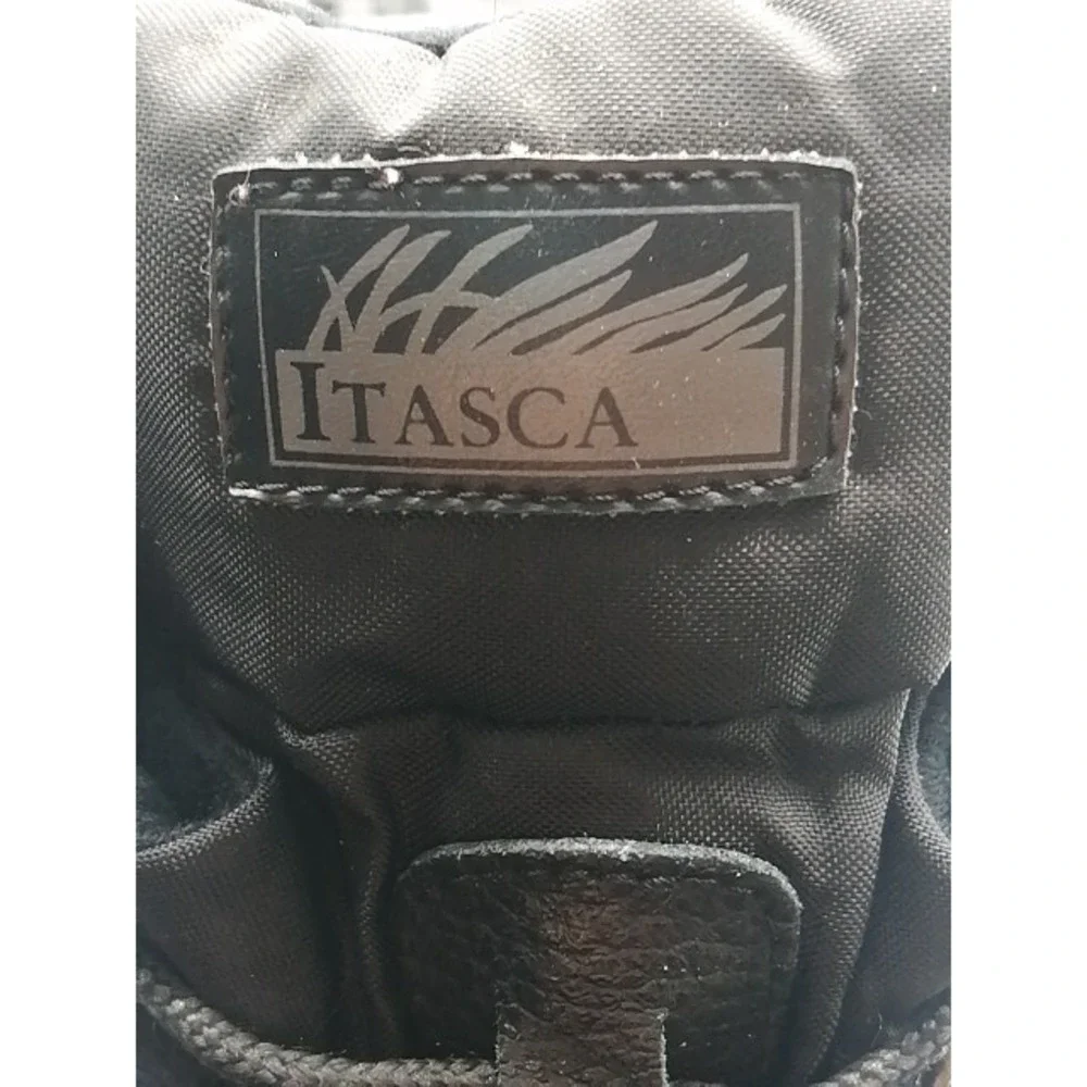 Itasca Boots Womens Black 6 Winter Leather Shoe Thinsulate Insulation 641292